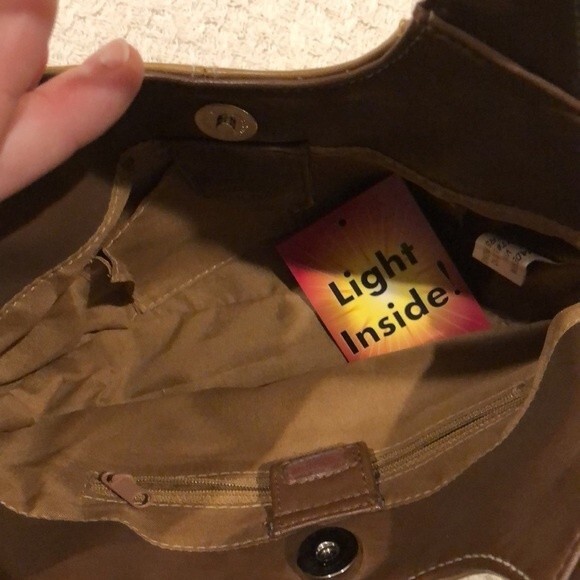 Smartlyte Tan Vintage Handbag Purse - Picture 8 of 14